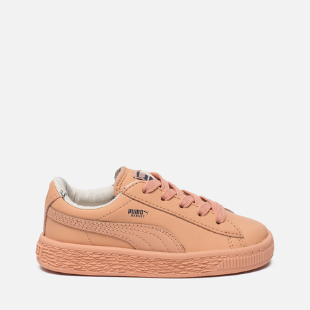 Кроссовки для малышей Puma x tinycottons Basket Leather Infant Peach Nougat