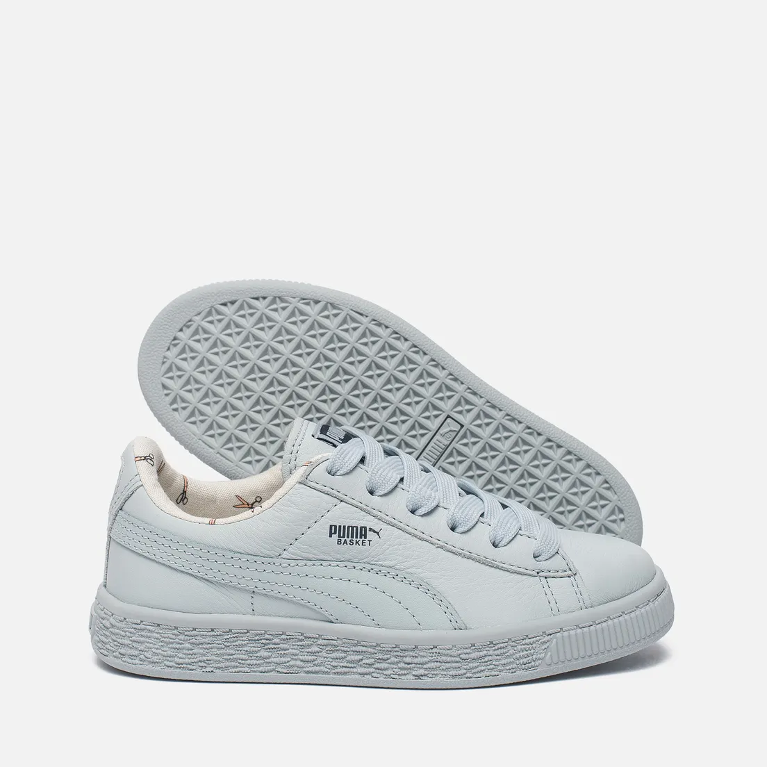 Puma Детские кроссовки x tinycottons Basket Leather PS
