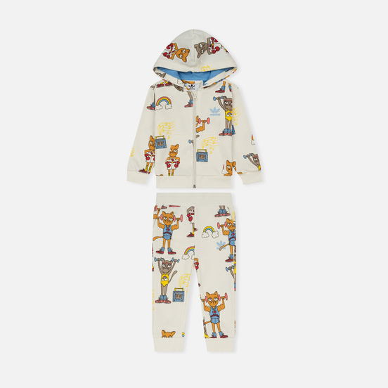 Детский костюм adidas Originals x Mini Rodini Hset Multicolor/Bahia Light Blue