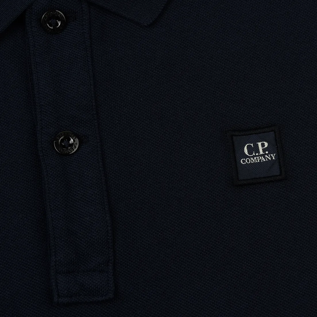 C.P. Company U16 Детское поло Basic Pique Mini Logo