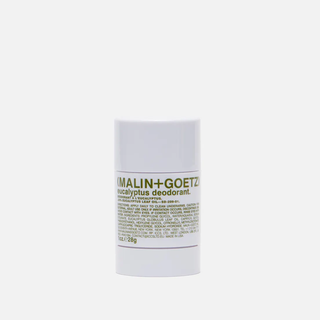 Malin+Goetz Дезодорант для тела Eucalyptus Travel Size