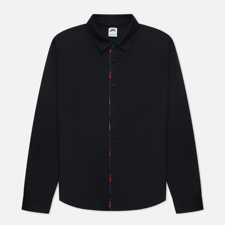 Мужская рубашка Nike SB Button Up, цвет чёрный, размер L