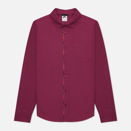 Мужская рубашка Nike SB Button Up, цвет фиолетовый, размер L