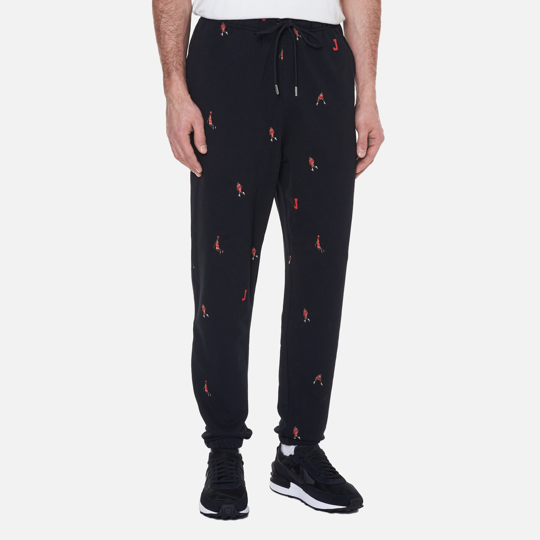 Jordan Мужские брюки Essentials Fleece All Over Print