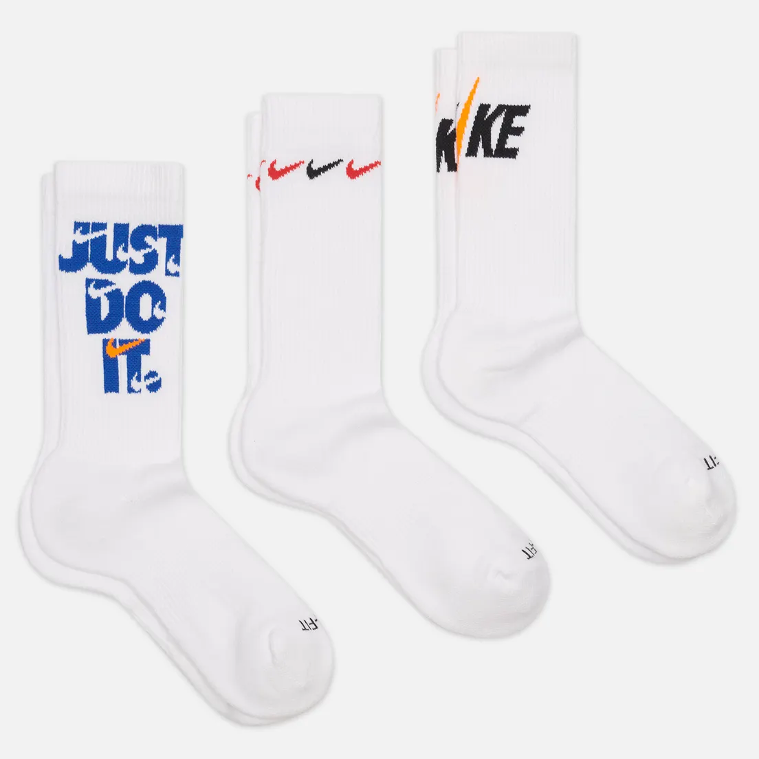 Nike Комплект носков 3-Pack Everyday Plus Cushioned Crew