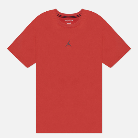 фото Мужская футболка jordan dri-fit sport, цвет красный, размер s