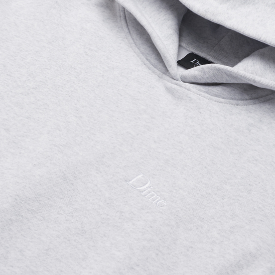 Мужская толстовка Dime Classic Small Logo Hoodie Ash/White