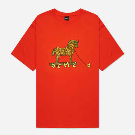 Мужская футболка Dime Trojan, цвет оранжевый, размер L