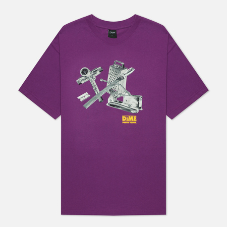 Мужская футболка Dime Toolie, цвет фиолетовый, размер XL