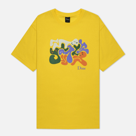 Мужская футболка Dime Laying, цвет жёлтый, размер XL