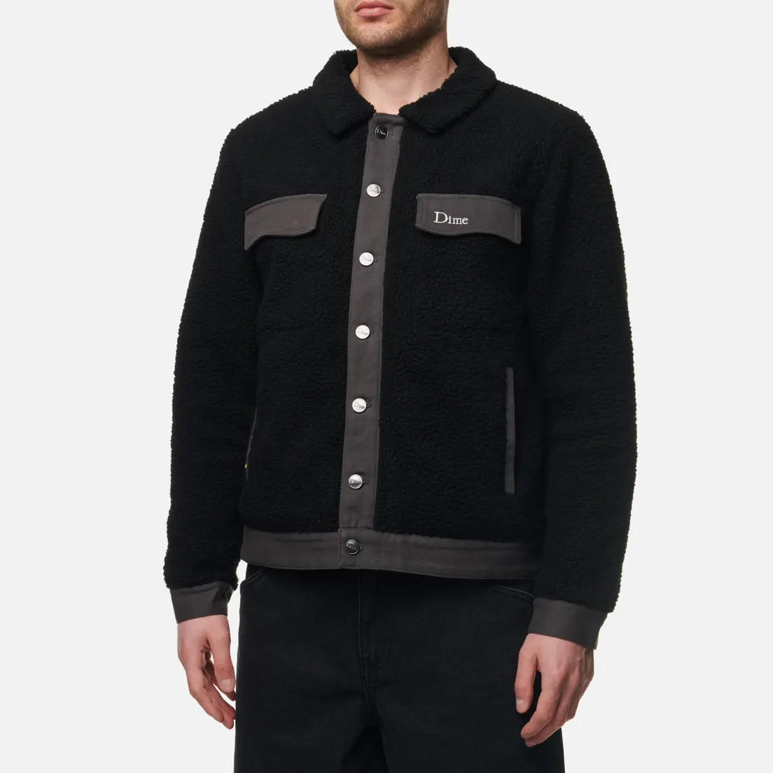 Dime Мужская флисовая куртка Sherpa Denim