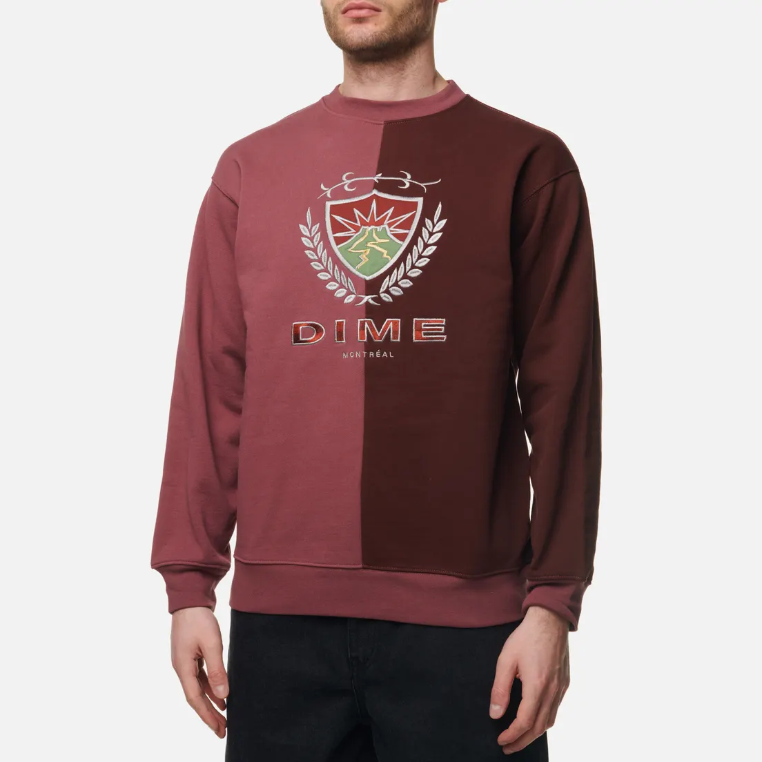 Dime Мужская толстовка Split Crest Crew Neck