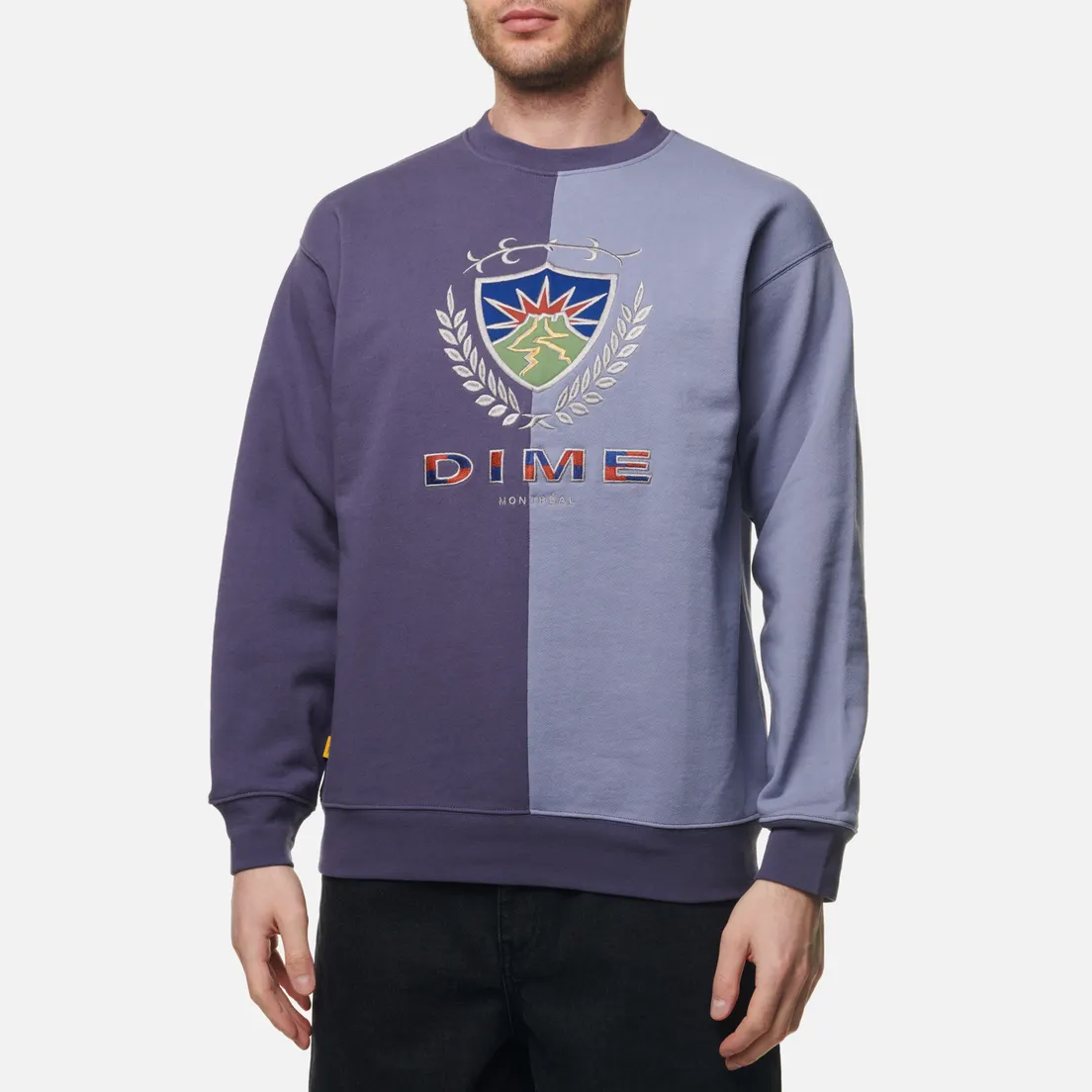 Dime Мужская толстовка Split Crest Crew Neck