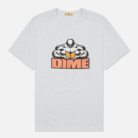 Мужская футболка Dime Knowledge Is Power, цвет серый, размер M