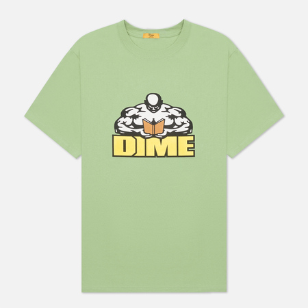 Мужская футболка Dime Knowledge Is Power, цвет зелёный, размер XL