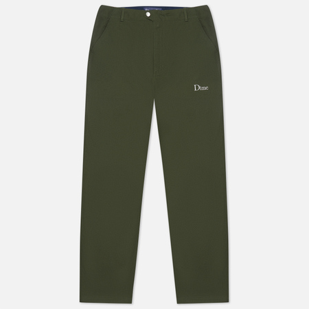 Мужские брюки Dime Dime Classic Chino Regular Fit, цвет оливковый, размер M