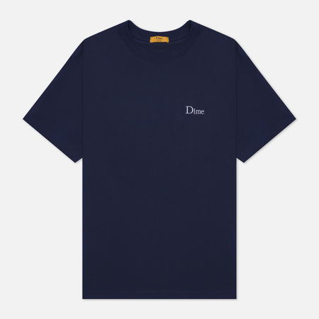 Мужская футболка Dime Dime Classic Small Logo, цвет синий, размер XL