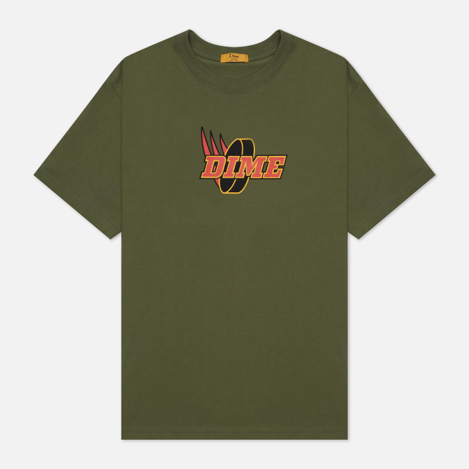 Мужская футболка Dime, цвет оливковый, размер L