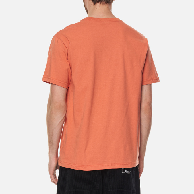 Мужская футболка Dime, цвет оранжевый, размер L DIMEHO24-COR Sil - фото 4
