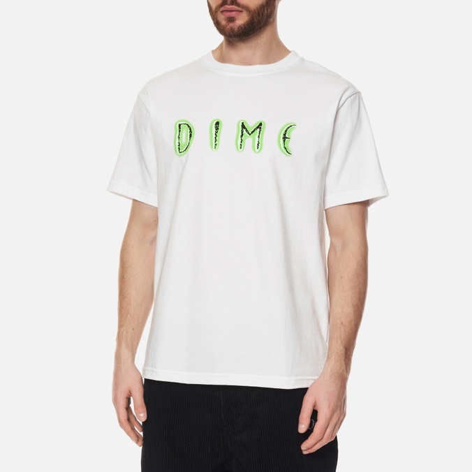 Мужская футболка Dime, цвет белый, размер S DIMEHO24-WHT Sil - фото 3