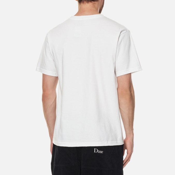 Мужская футболка Dime, цвет белый, размер S DIMEHO24-WHT Sil - фото 4