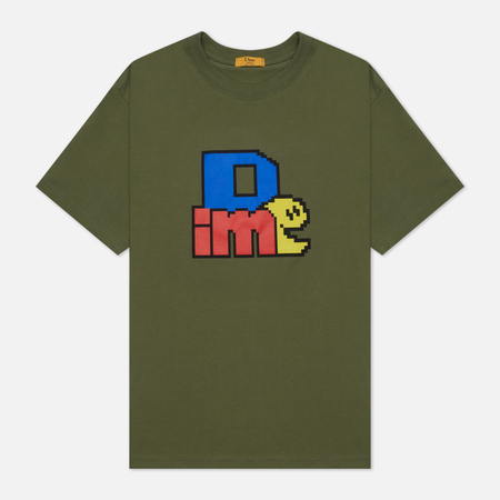 Мужская футболка Dime Chat, цвет оливковый, размер XL