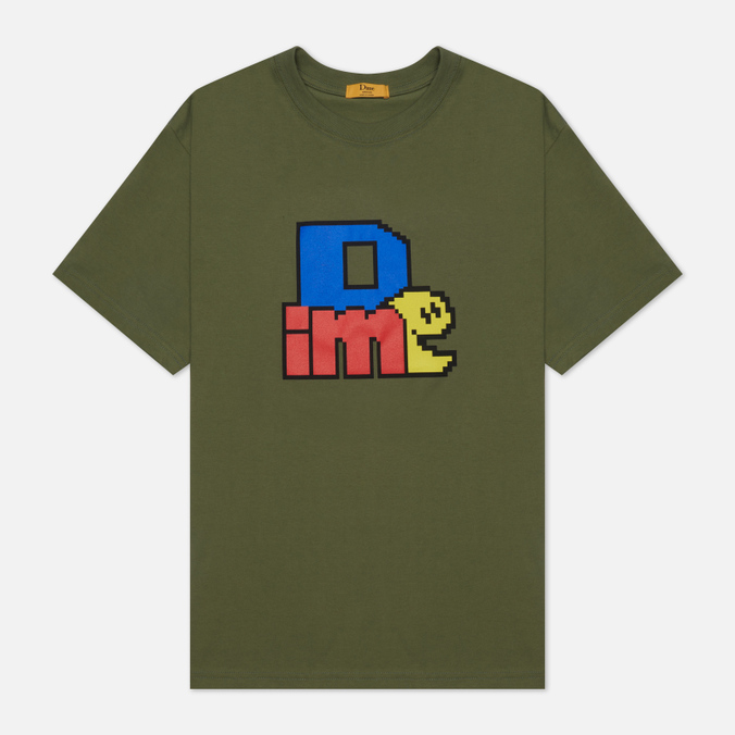 Мужская футболка Dime, цвет оливковый, размер S