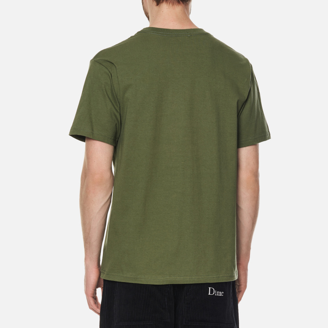 Мужская футболка Dime, цвет оливковый, размер S DIMEHO25-EUC Chat - фото 4