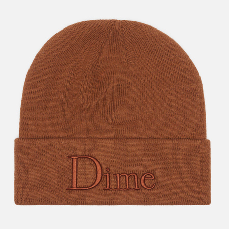 Шапка Dime Dime Classic 3D Logo, цвет коричневый
