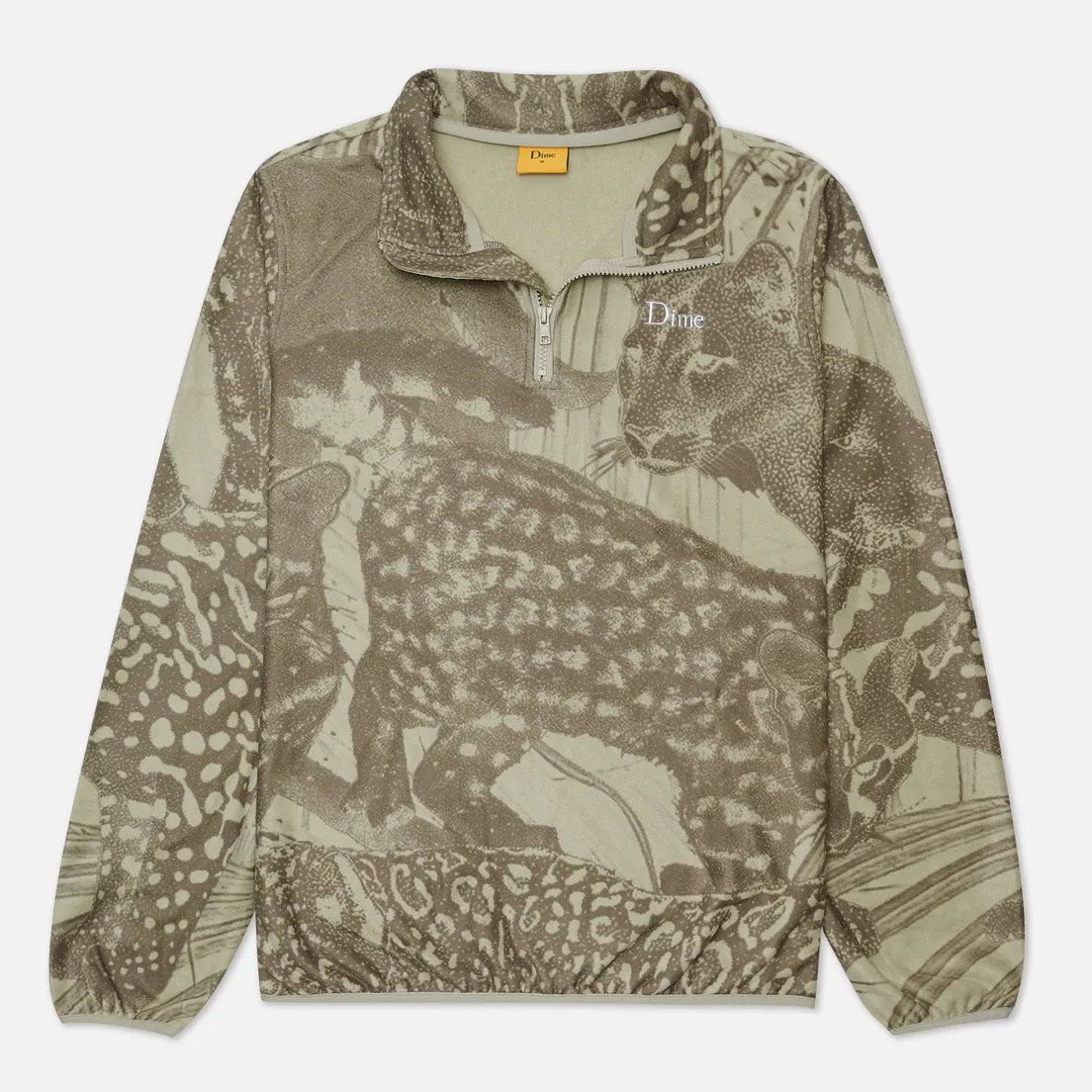 Dime Мужская толстовка Safari Polar Zip Fleece