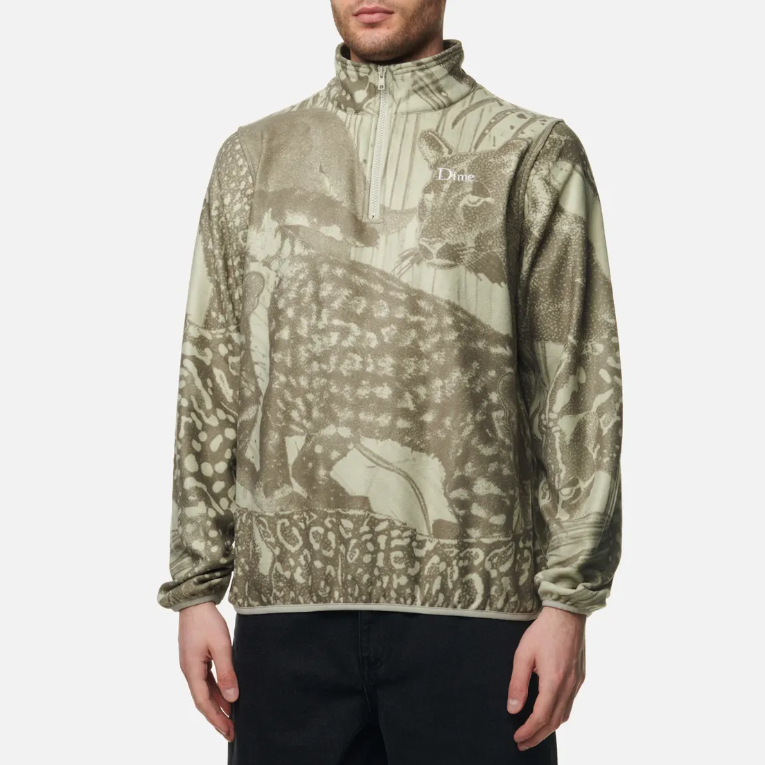 Dime Мужская толстовка Safari Polar Zip Fleece