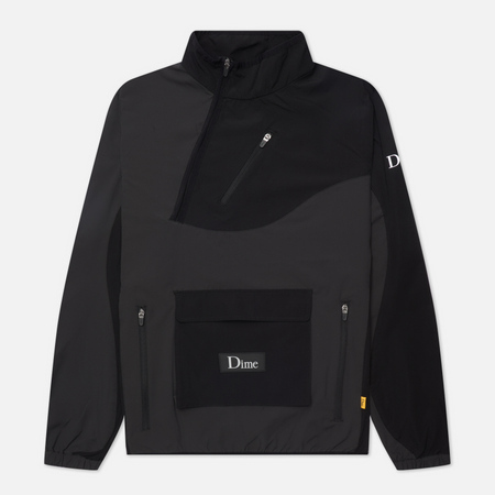 Мужская куртка анорак Dime Range Pullover, цвет чёрный, размер S