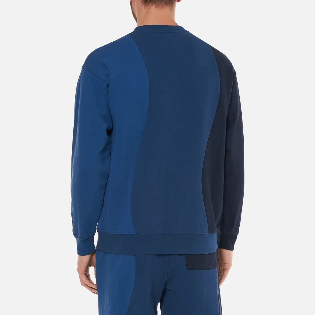 Dime Мужская толстовка Wavy 3-Tone Crew Neck