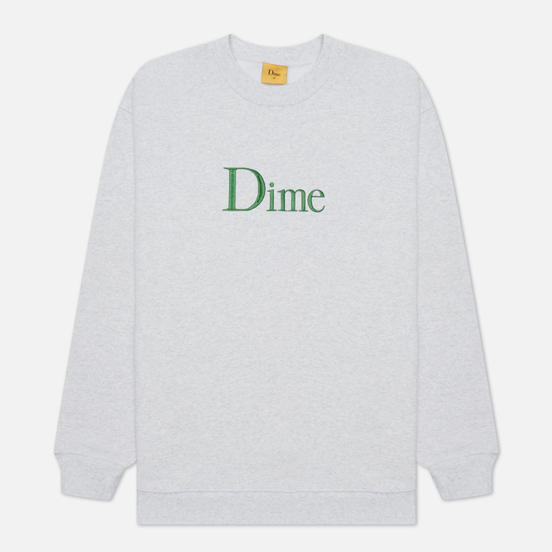 Мужская толстовка Dime Dime Classic Embroidered Crew Neck Ash