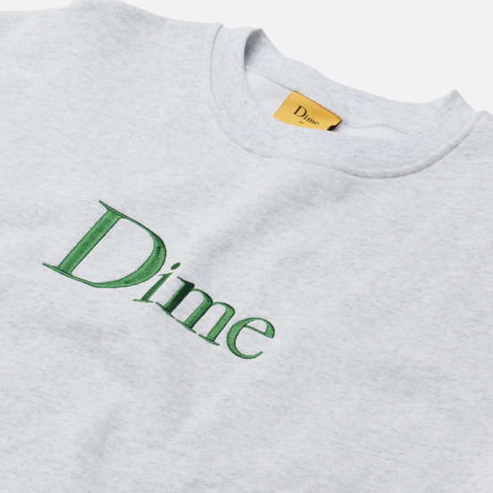 Мужская толстовка Dime Dime Classic Embroidered Crew Neck Ash