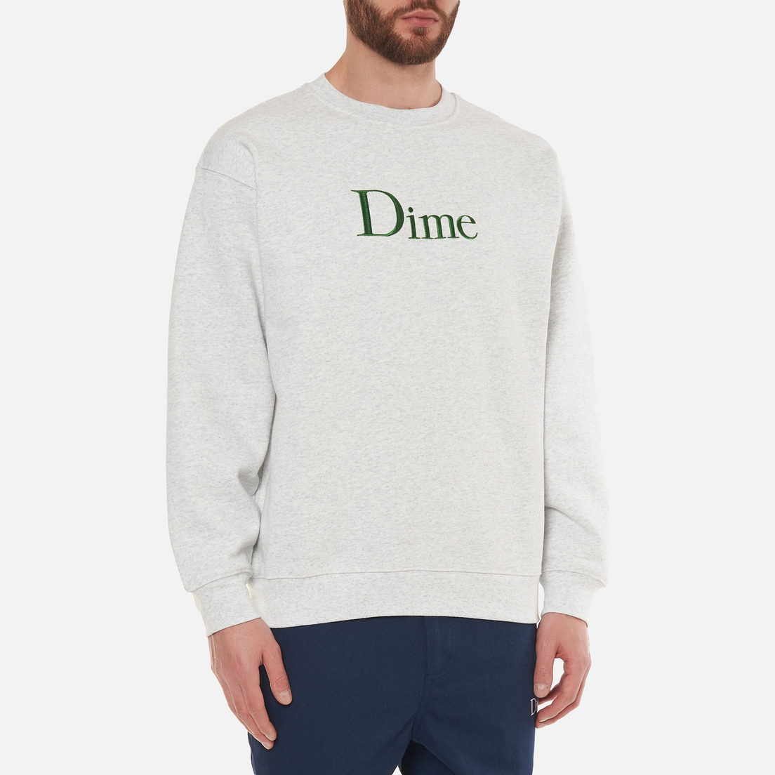 Dime Мужская толстовка Dime Classic Embroidered Crew Neck