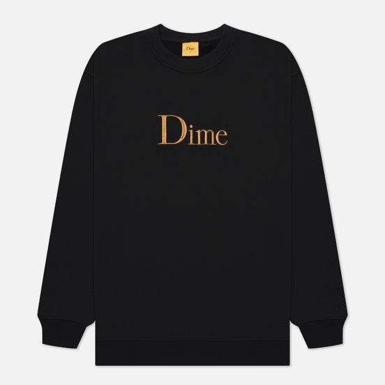 Мужская толстовка Dime Dime Classic Embroidered Crew Neck Black