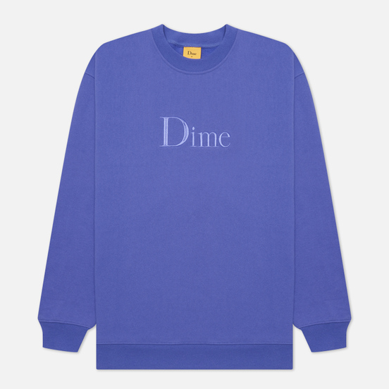 Мужская толстовка Dime Dime Classic Embroidered Crew Neck Iris