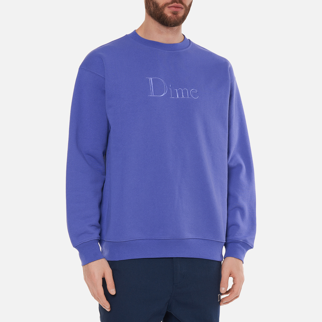 Dime Мужская толстовка Dime Classic Embroidered Crew Neck