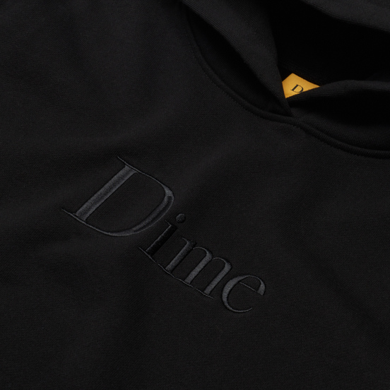 Мужская толстовка Dime Dime Classic Embroidered Hoodie Black