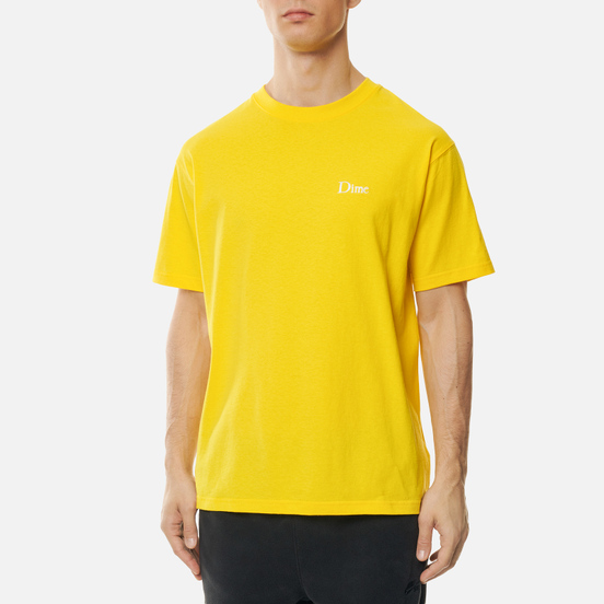 Мужская футболка Dime Classic Small Logo Yellow
