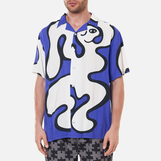 Мужская рубашка Dime Chilling Rayon Blue