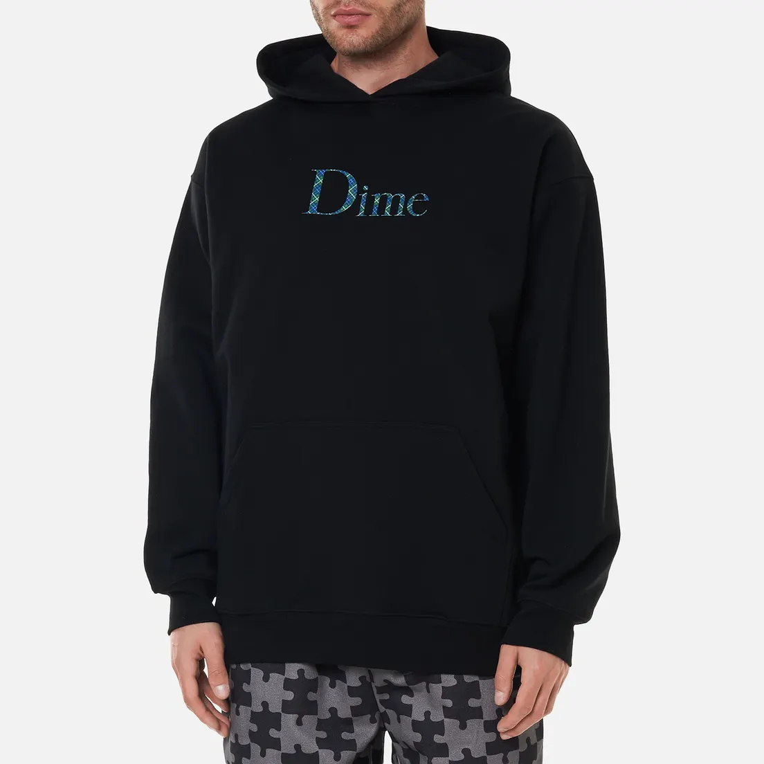 Dime Мужская толстовка Classic Plaid Hoodie