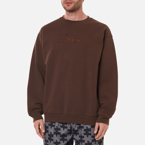 Мужская толстовка Dime Classic Crew Neck Stray Brown