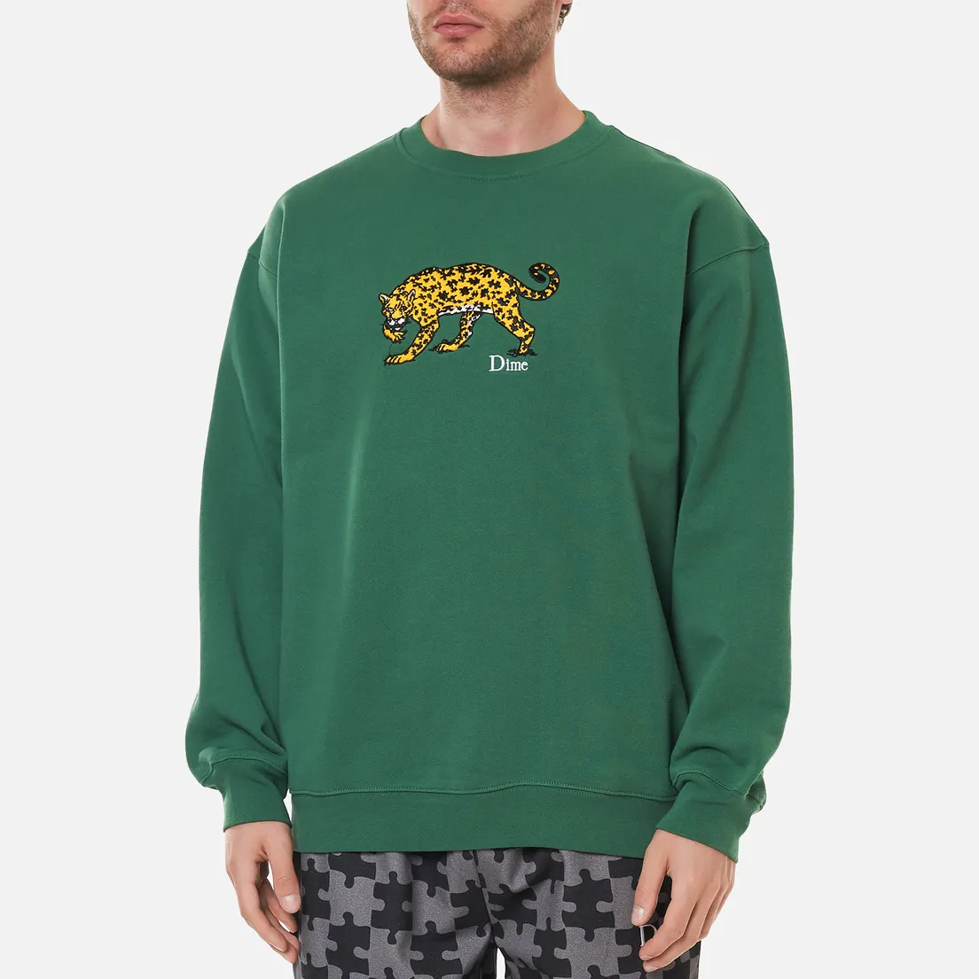 Dime Мужская толстовка Puzzle Cat Crew Neck
