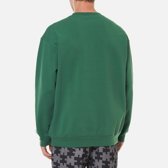 Мужская толстовка Dime Puzzle Cat Crew Neck Green