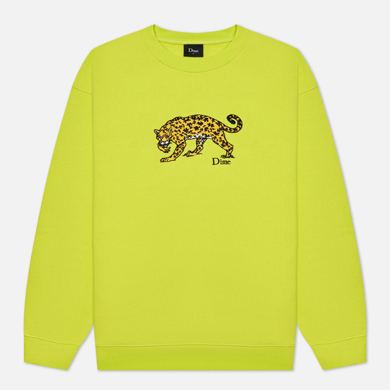 Мужская толстовка Dime Puzzle Cat Crew Neck Volt