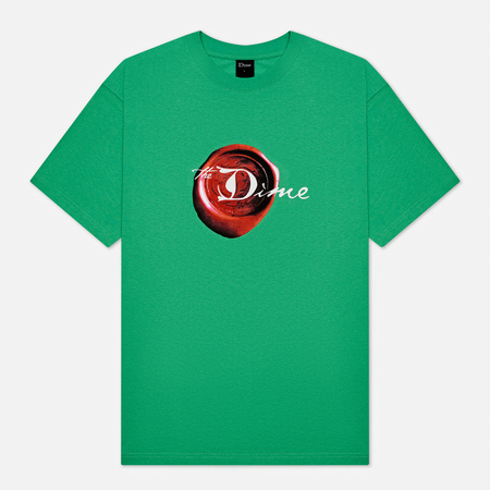 Мужская футболка Dime Secret, цвет зелёный, размер M