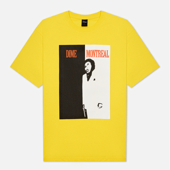 Мужская футболка Dime Restoration Face Yellow