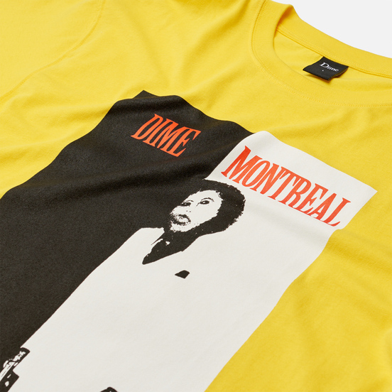 Мужская футболка Dime Restoration Face Yellow